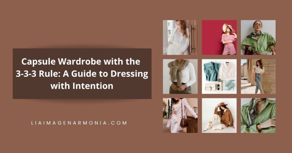 Wardrobe with the 3-3-3 Rule